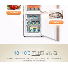 【新品】美的（Midea）冰箱三门 小型家用 无霜变频冰箱 三门冰箱 BCD-252WTPM(E)