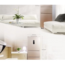 【新品】美的（Midea）冰箱三门 小型家用 无霜变频冰箱 三门冰箱 BCD-252WTPM(E)