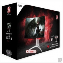 AOC AGON 爱攻II AG272QCX 27英寸 2K高清 144hz ΔE<3 1800R 吃鸡 全接口游戏电竞升降曲面显示器 绝地求生
