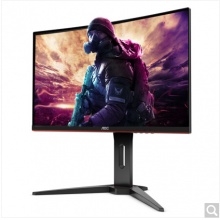 AOC C27G1 27英寸 VA曲面 144Hz高刷新率 双HDMI Adaptive-Sync同步技术 人体工学支架 游戏电竞显示器