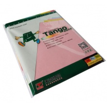 天章 (TANGO) 新绿天章A4 粉红色彩色复印纸 80g 100张/包 单包装 